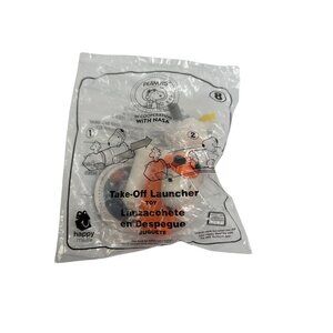 Peanuts X NASA Take-Off Launcher Happy Meal Toy #8 Snoopy Woodstock New Sealed